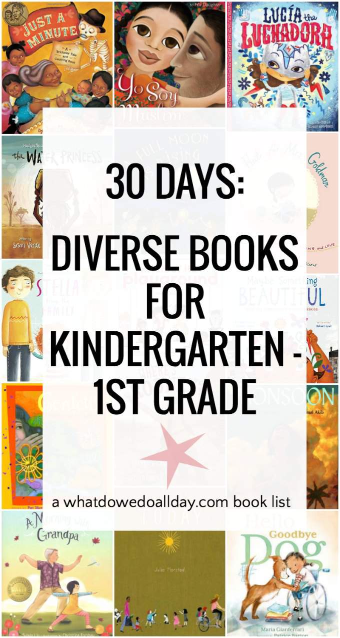 Diverse books for ages 4-8
