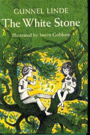 The White Stone children's novel, book cover.