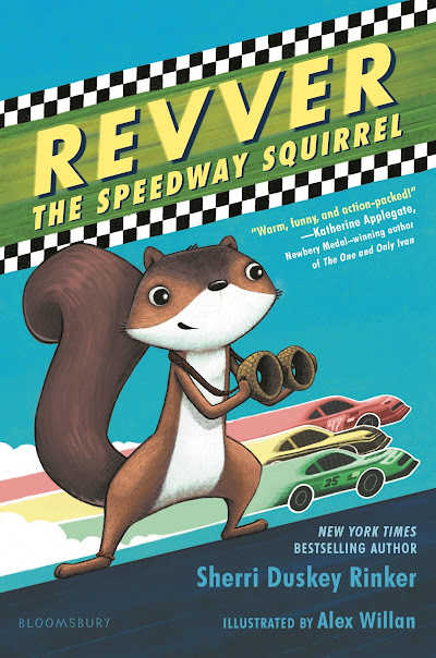 Revver the Speedway Squirrel, book cover.
