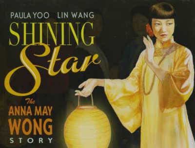 Book cover showing Anna Wong holding paper lantern