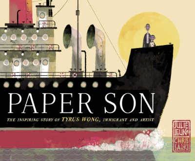 Paper Son book cover showing steam ship