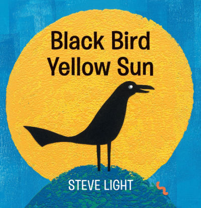 black bird yellow sun baby board book cover