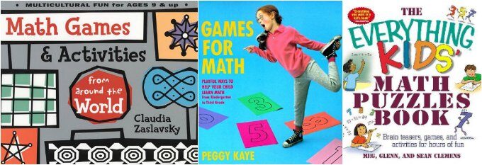 Math game books