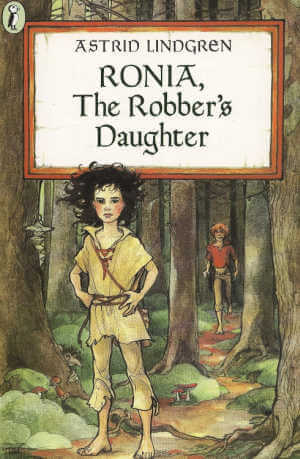 Ronia the Robber's Daughter, book cover.