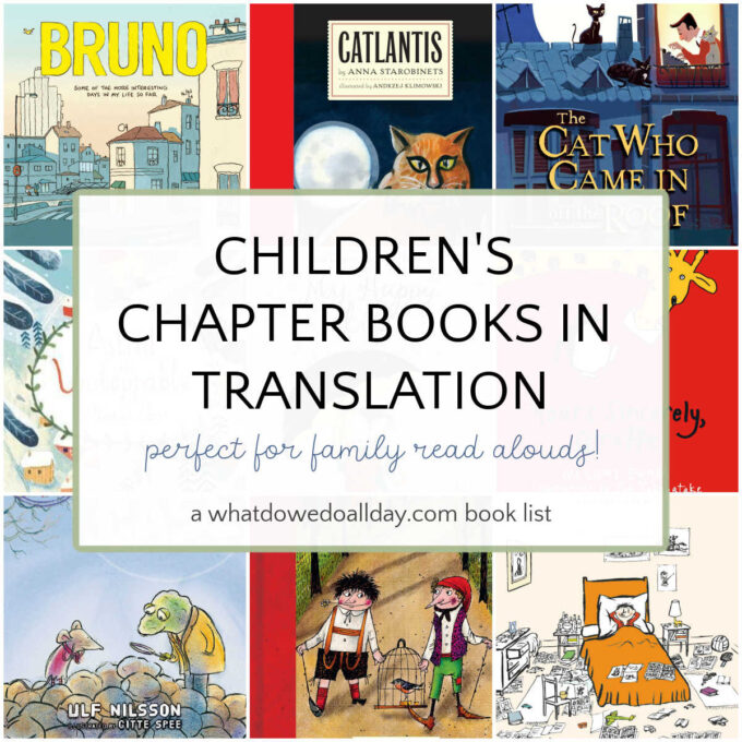 collage of translated children's book covers
