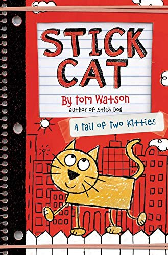 Stick Cat illustrated chapter book by Tom Watson book cover