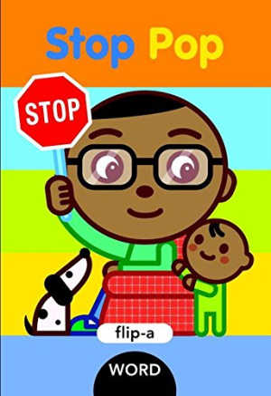 Stop Pop easy reader flip a word book cover.