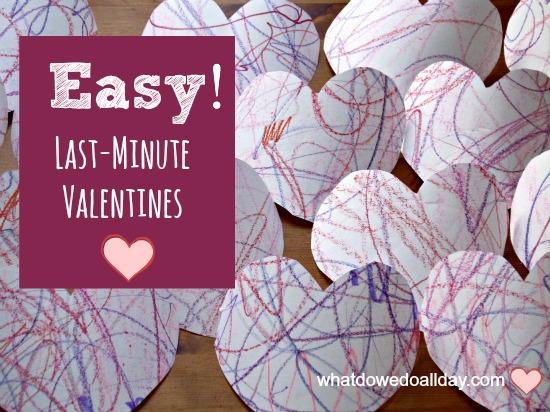 Easy valentines for preschoolers and kids to make