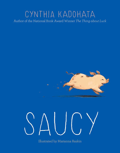 saucy book cover with pig