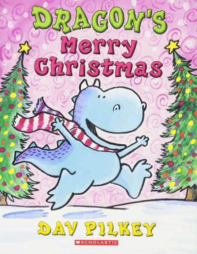 dragon's merry christmas book by dav pilkey