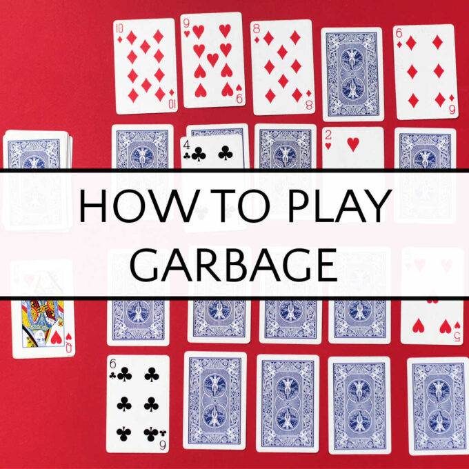 garbage card game in progress