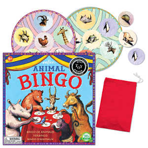 Animal bingo game by eeboo