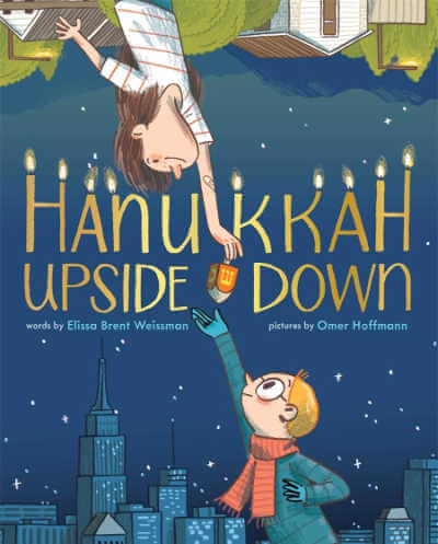 Hanukkah Upside Down picture book.