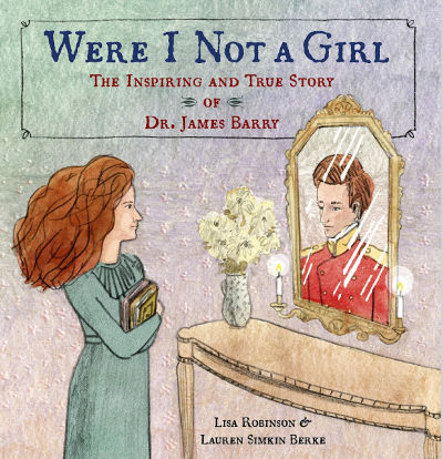 book cover showing woman looking in mirror and seeing a man