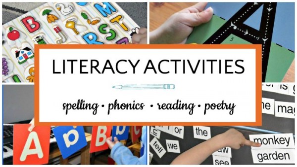 Literacy activities for kids to prepare them for reading