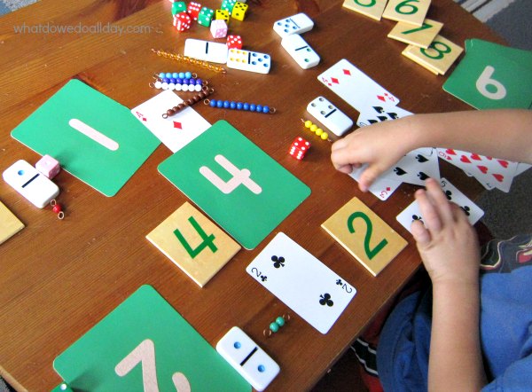 Number game for kindergarteners and preschoolers