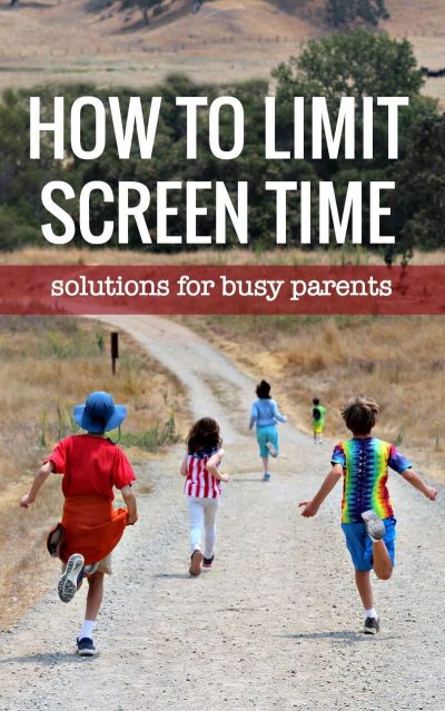 Easy ways to limit screen time. 4 solutions that work. 