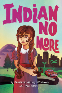 Indian No More book cover with girl with braids in countryside