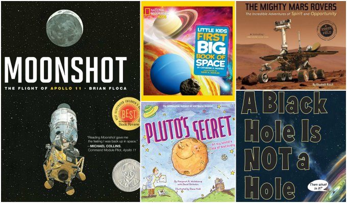 Science picture books about space