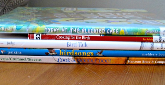 spine poetry activity with kids