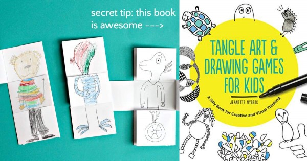 Drawing games for kids including the exquisite corpse