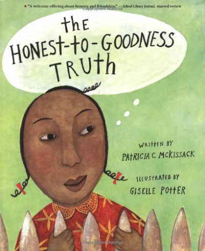 book cover for the honest to goodness truth featuring a black girl