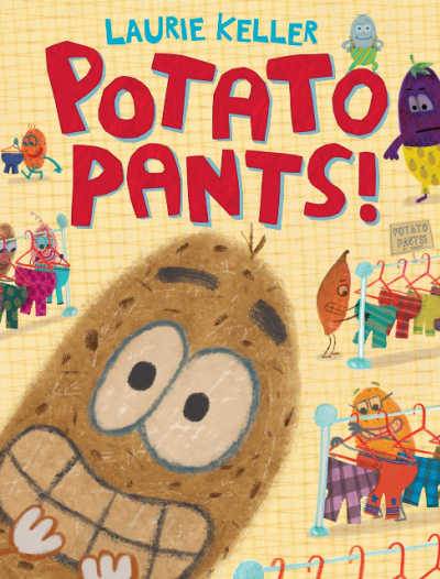 Potato Pants silly book cover featuring grinning potato