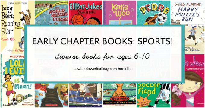 Early chapter books about sports for kids